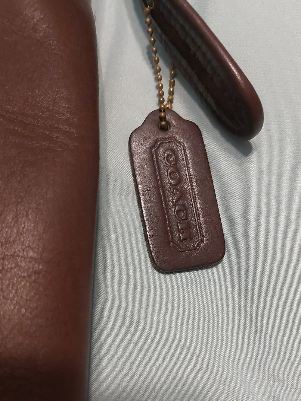 Coach Dark Brown Leather Bucket Crossbody Bag 9060 - Picture 7 of 11
